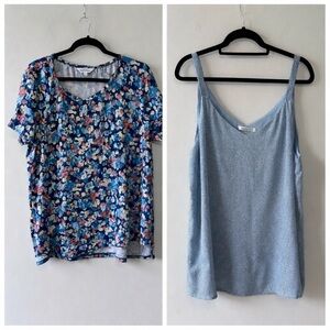 Ricki’s women’s XXLarge (lot of 2) Summer tops tank and T Shirt Casual Everyday